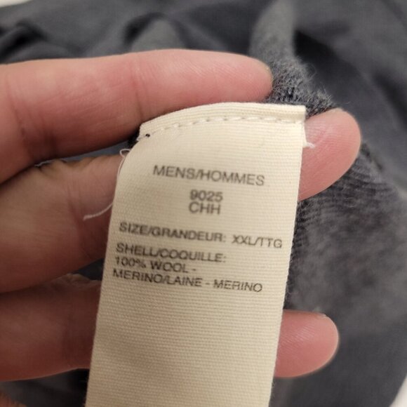 Woolrich Mens Wool Long Sleeve Crew Neck Sweater Size 2XL Gray Pullover - Picture 6 of 7